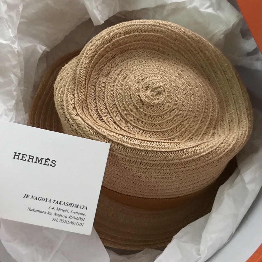 Hermes(エルメス)のエルメス🧡ストーローハット🧡お箱入り レディースの帽子(麦わら帽子/ストローハット)の商品写真