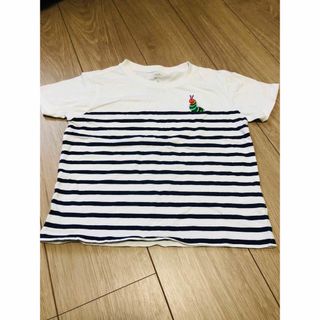 グラニフ　はらぺこあおむし　ボーダー　半袖Tシャツ