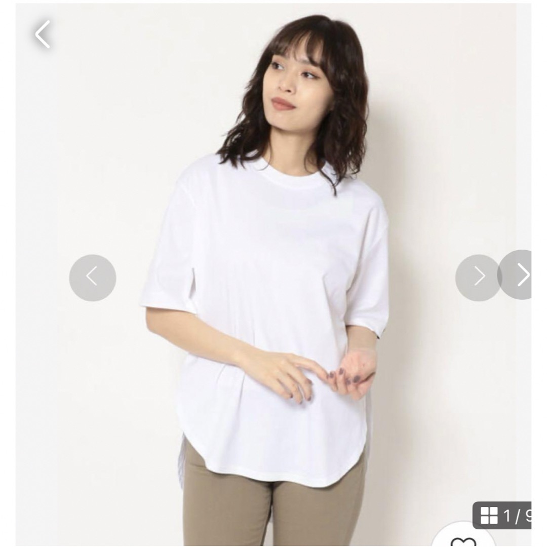 UJOH(ウジョー)のUJOH Ujoh（ウジョ―）カーブヘムTシャツ レディースのトップス(Tシャツ(半袖/袖なし))の商品写真