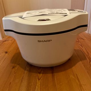 シャープ(SHARP)のSHARP ヘルシオ ホットクック 電気無水鍋 1.6L ホワイト系 KN-HW(その他)