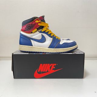 ナイキ(NIKE)のUNION AIR JORDAN 1 RETRO HIGH OG NRG US9(スニーカー)