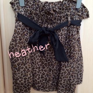 ヘザー(heather)のハイウエストスカート(ミニスカート)