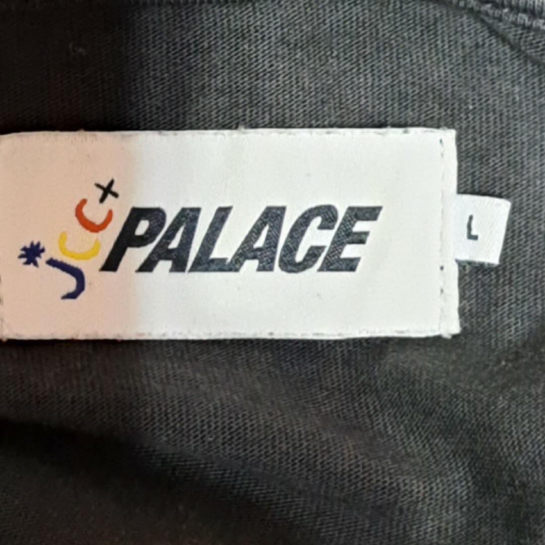 PALACE(パレス)の激レア　PALACE パレス　プリント　半袖Tシャツ　ブラック　L　黒 メンズのトップス(Tシャツ/カットソー(半袖/袖なし))の商品写真