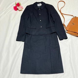 クレージュ(Courreges)の美品 クレージュ お受験スーツ ワンピース セットアップ 濃紺 11 L(スーツ)