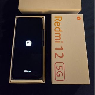 シャオミ(Xiaomi)の[中古 ジャンク]Redmi 12 5G XIG03 Googleロック(スマートフォン本体)