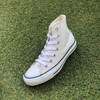 コンバース(CONVERSE)の美品22.5 converse コンバース レザー オールスターHI HA122(スニーカー)