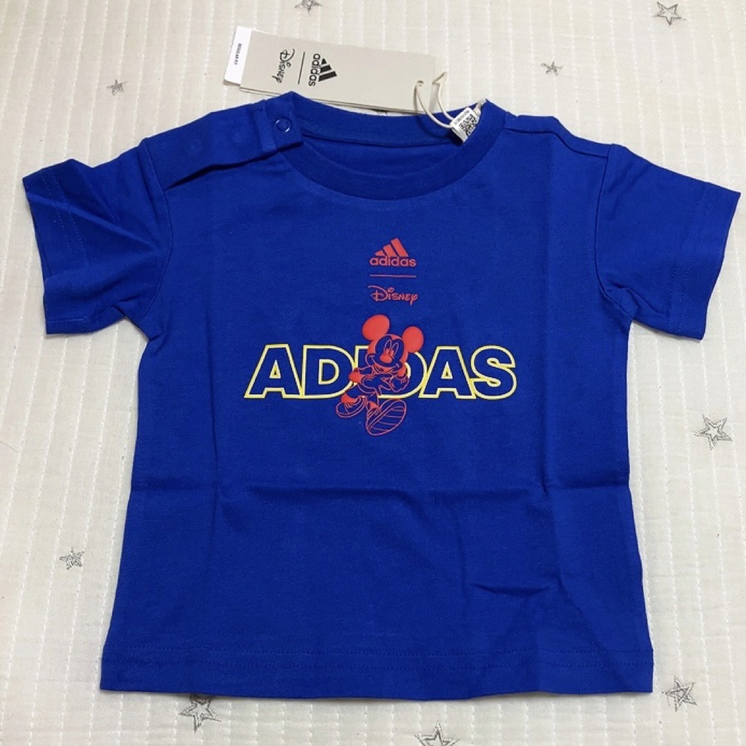 adidas(アディダス)の新品　アディダス ディズニー Disney ミッキー ベビー Tシャツ 半袖 キッズ/ベビー/マタニティのベビー服(~85cm)(Ｔシャツ)の商品写真