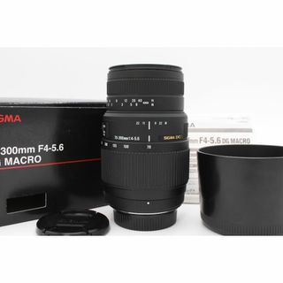 シグマ(SIGMA)の＜＜化粧箱付き！！＞＞【美品】SIGMA 望遠ズームレンズ 70-300mm F4-5.6 DG MACRO ニコン用 フルサイズ対応 #LE2024300(レンズ(ズーム))