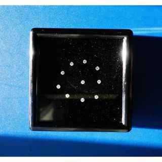 💙輝宝石🤍ホワイトダイヤモンド💛10pcs💚0.175ct  未使用(その他)