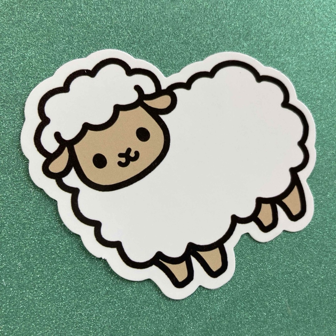 ⭐️人気⭐️ひつじのステッカー　アニマル　　Sheep Sticker 自動車/バイクの自動車(車外アクセサリ)の商品写真