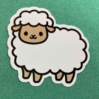 ⭐️人気⭐️ひつじのステッカー　アニマル　　Sheep Sticker(車外アクセサリ)