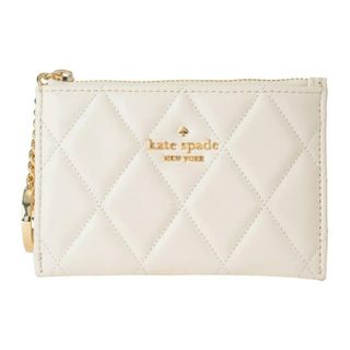 ケイトスペードニューヨーク(kate spade new york)の新品 ケイトスペード kate spade カードケース スモール ジップ カード ホルダー パーチメント(名刺入れ/定期入れ)