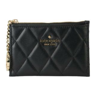 ケイトスペードニューヨーク(kate spade new york)の新品 ケイトスペード kate spade カードケース スモール ジップ カード ホルダー ブラック(名刺入れ/定期入れ)