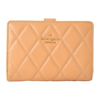 ケイトスペードニューヨーク(kate spade new york)の新品 ケイトスペード kate spade 2つ折り財布 ミディアム コンパクトバイフォールド ウォレット ティラミス ムース(財布)