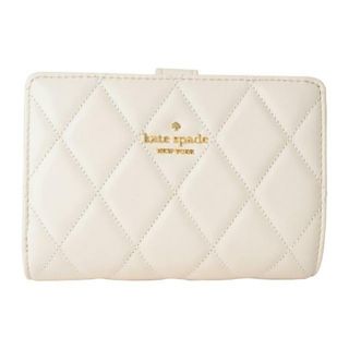 ケイトスペードニューヨーク(kate spade new york)の新品 ケイトスペード kate spade 2つ折り財布 ミディアム コンパクトバイフォールド ウォレット パーチメント(財布)