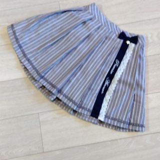 アクシーズファムキッズ(axes femme kids)の※難有※axes femme kids☆ストライプスカパン140cm(スカート)