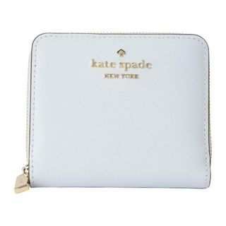 ケイトスペードニューヨーク(kate spade new york)の新品 ケイトスペード kate spade 2つ折り財布 SMALL ZIP AROUND WALLET ペール サファイリン(財布)