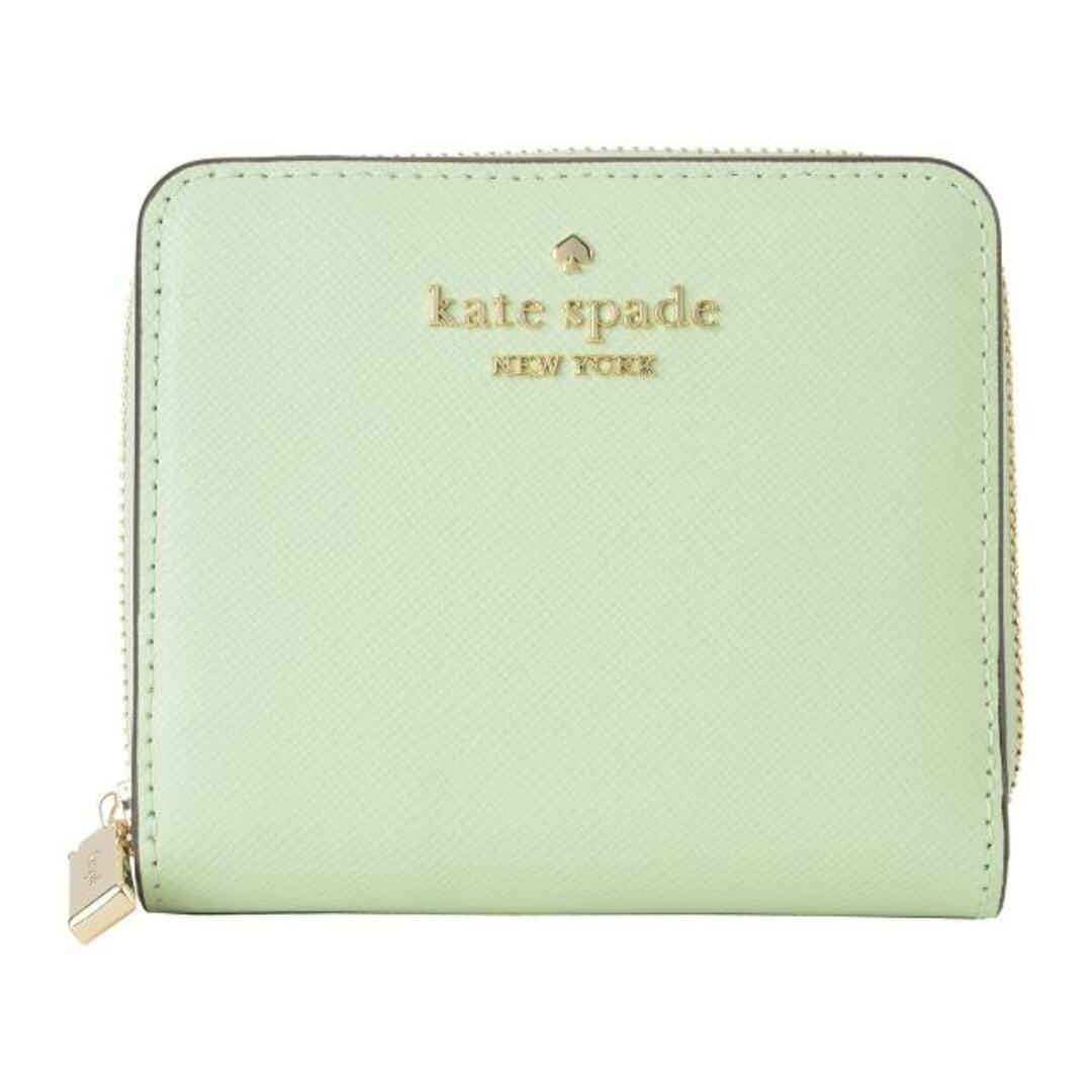 kate spade new york(ケイトスペードニューヨーク)の新品 ケイトスペード kate spade 2つ折り財布 SMALL ZIP AROUND WALLET グリーン レディースのファッション小物(財布)の商品写真