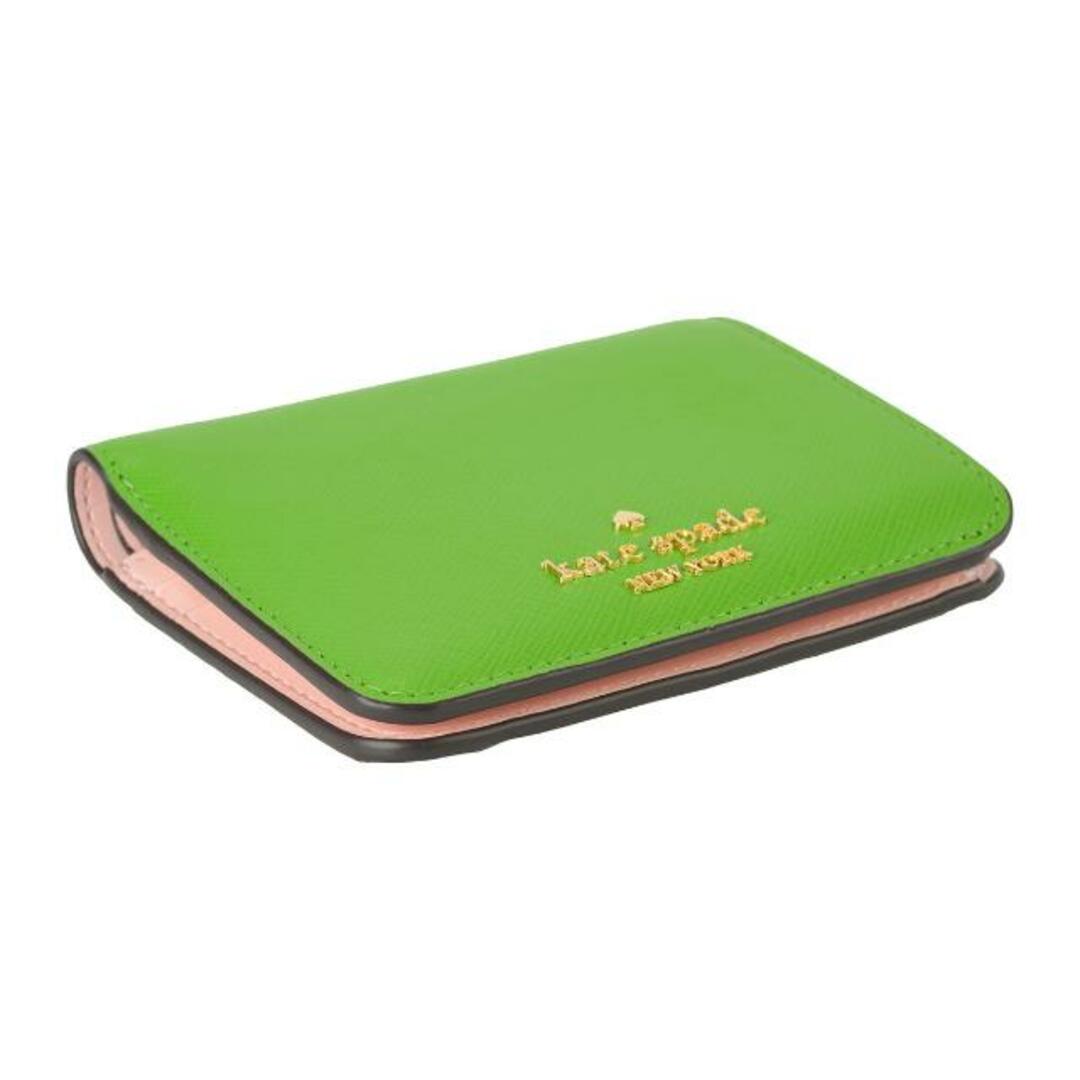 kate spade new york(ケイトスペードニューヨーク)の新品 ケイトスペード kate spade 2つ折り財布 スモール バイフォールド ウォレット タートルグリーン レディースのファッション小物(財布)の商品写真