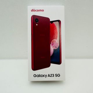 ギャラクシー(Galaxy)のSAMSUNG Galaxy A23 5G SC-56C レッド(スマートフォン本体)