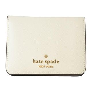 ケイトスペードニューヨーク(kate spade new york)の新品 ケイトスペード kate spade 2つ折り財布 スモール バイフォールド ウォレット メレンゲ(財布)