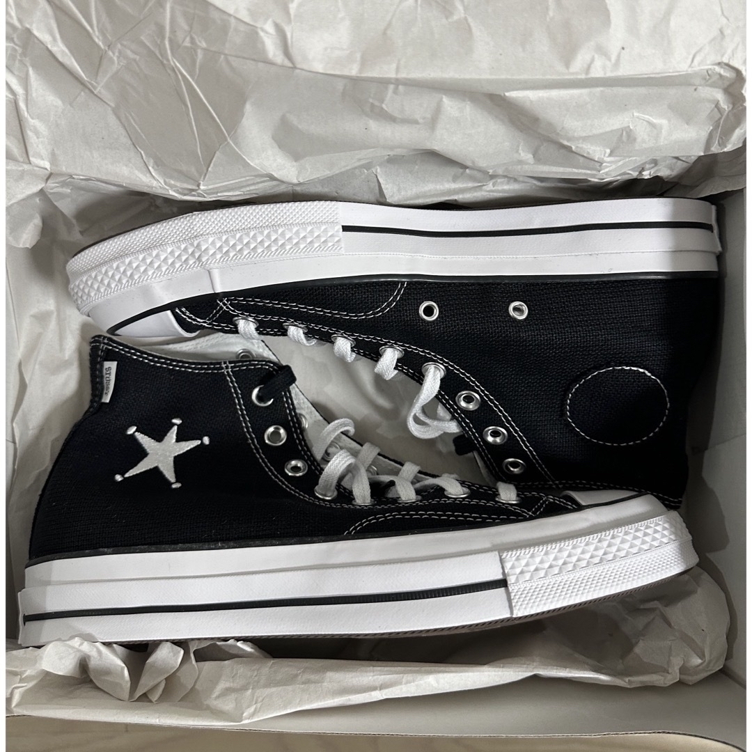 STUSSY(ステューシー)のSTUSSY × CONVERSE CHUCK 70 Hi 27.5 US9 メンズの靴/シューズ(スニーカー)の商品写真