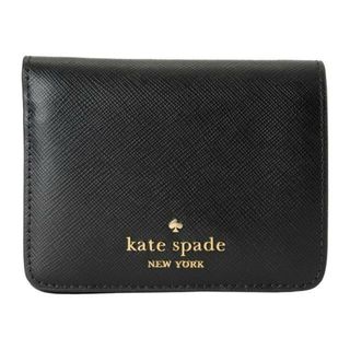 kate spade new york - 新品 ケイトスペード kate spade 2つ折り財布 スモール バイフォールド ウォレット ブラック