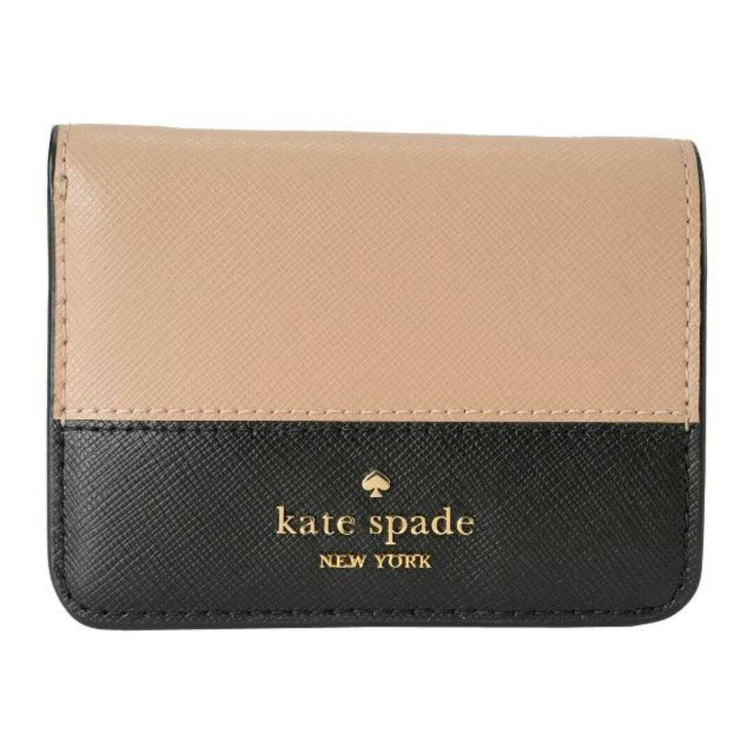 kate spade new york(ケイトスペードニューヨーク)の新品 ケイトスペード kate spade 2つ折り財布 カラーブロック スモール バイフォールド ウォレット トーステッドヘーゼルナッツマルチ レディースのファッション小物(財布)の商品写真