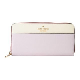 ケイトスペードニューヨーク(kate spade new york)の新品 ケイトスペード kate spade 長財布 カラーブロック ラージ コンチネンタル ウォレット ライラックムーン(財布)