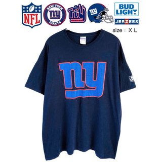 JERZEES - NFL　ニューヨーク・ジャイアンツ　Tシャツ　XL　紺　USA古着