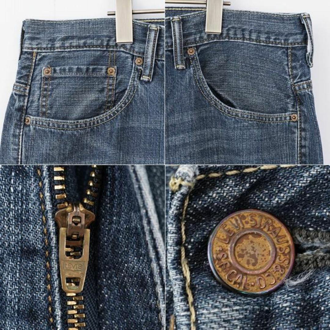 Levi's(リーバイス)のリーバイス569 Levis W38 ダークブルーデニム 青 パンツ 8867 メンズのパンツ(デニム/ジーンズ)の商品写真