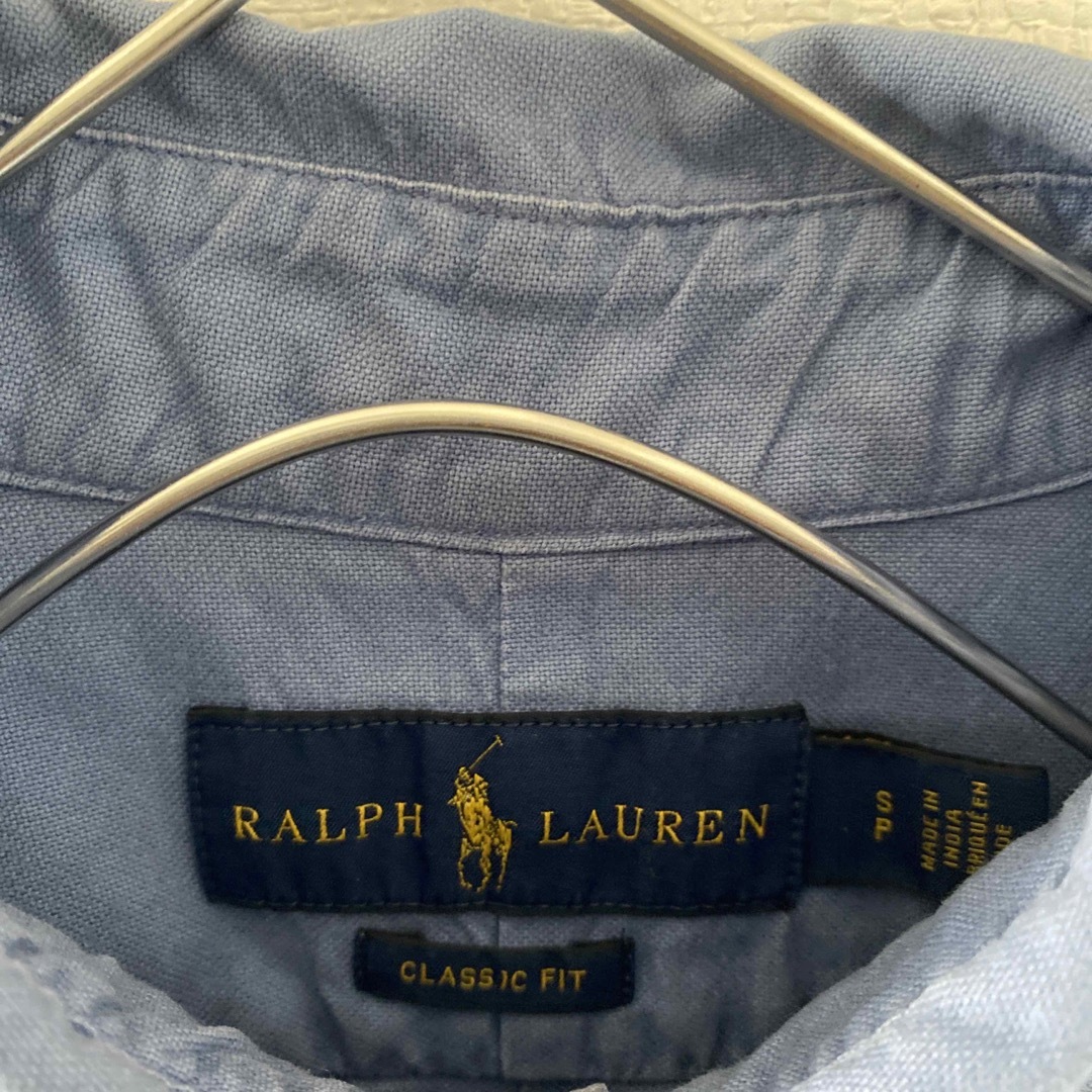 POLO RALPH LAUREN(ポロラルフローレン)のRalphLaurenラルフローレン長袖BDシャツメンズ水色xlビンテージ古着 メンズのトップス(シャツ)の商品写真