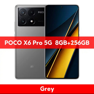 シャオミ(Xiaomi)のPOCO X6 Pro 5G 8GB/256GB グローバル版 グレー(スマートフォン本体)