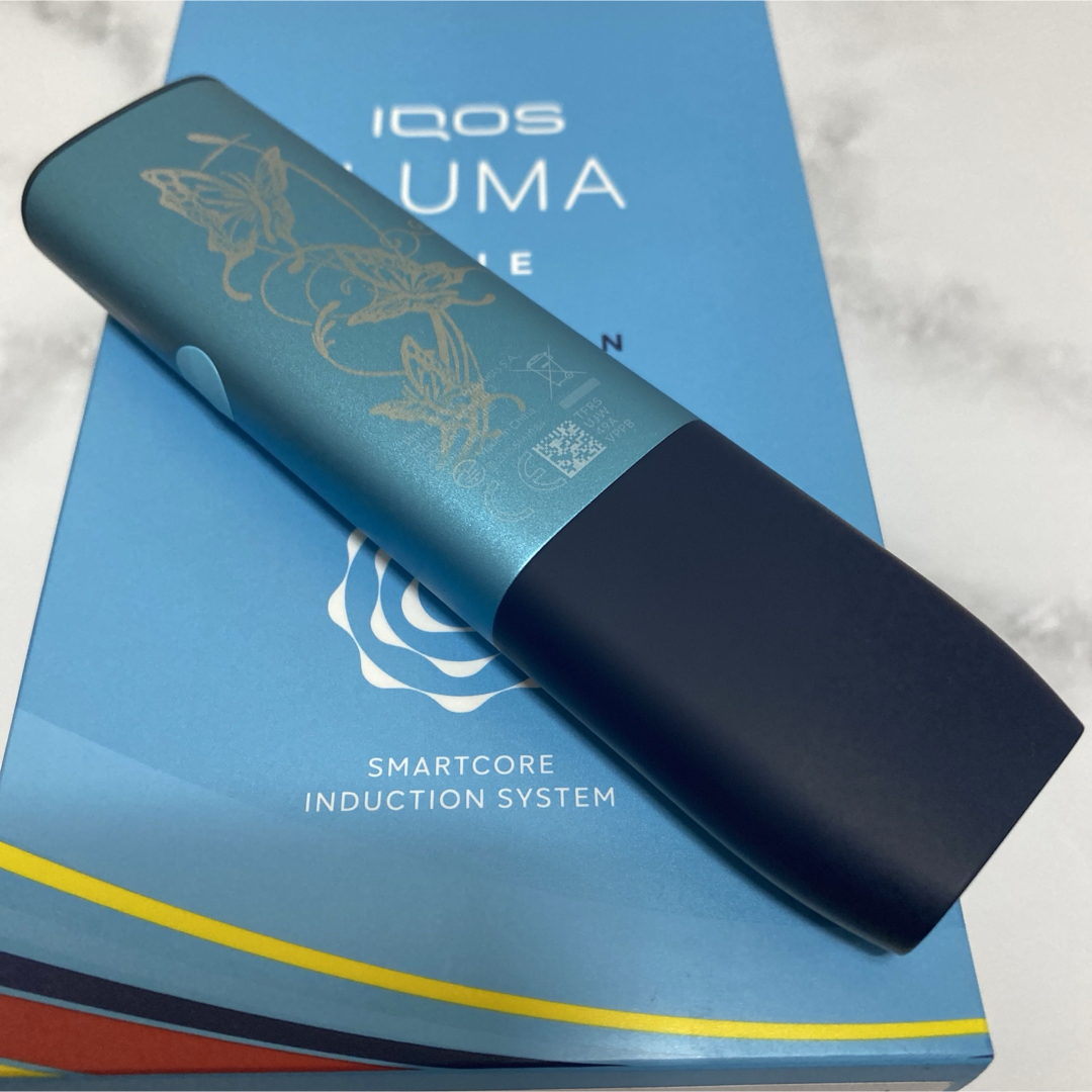 IQOS(アイコス)のiQOS ILUMA ONE アイコス イルマ ワン 加工 アゲハ蝶 WEモデル メンズのファッション小物(タバコグッズ)の商品写真