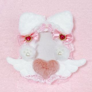 硬質カードケースデコ B8サイズ 猫耳メイド