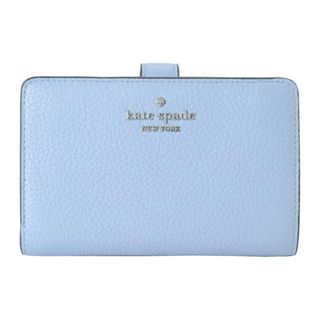 ケイトスペードニューヨーク(kate spade new york)の新品 ケイトスペード kate spade 2つ折り財布 ミディアム コンパクト バイフォールド ウォレット ミューテッドブルー(財布)