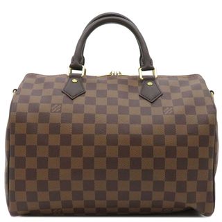 ルイヴィトン(LOUIS VUITTON)のルイヴィトン LOUIS VUITTON 2WAYバッグ スピーディ バンドリエール30 ダミエキャンバス ダミエエベヌ 茶 ショルダーバッグ  N41367 RFID 【保存袋】【中古】(ボストンバッグ)