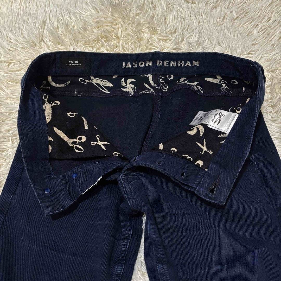 DENHAM(デンハム)のJASON DENHAM YORK スリムテーパード W32 L30 濃紺 メンズのパンツ(デニム/ジーンズ)の商品写真
