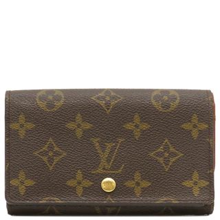 ルイヴィトン(LOUIS VUITTON)のルイヴィトン LOUIS VUITTON 二つ折り財布 ポルトモネ ビエトレゾール  モノグラムキャンバス モノグラム ゴールド金具 茶  M61730  RA0013 【箱】 【保存袋】【中古】(財布)