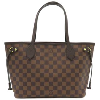 ルイヴィトン(LOUIS VUITTON)のルイヴィトン LOUIS VUITTON トートバッグ ネヴァーフル PM ダミエキャンバス ダミエエベヌ ゴールド金具 赤 茶 新品 未使用  N41359 RFID 【保存袋】【中古】(トートバッグ)