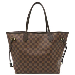 ルイヴィトン(LOUIS VUITTON)のルイヴィトン LOUIS VUITTON トートバッグ ネヴァーフル MM ダミエキャンバス スリーズ ゴールド金具 茶 赤   N51105  SA4172 【保存袋】【中古】(トートバッグ)