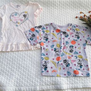 ディズニー(Disney)のmotherways ティンカーベル　Tシャツ　ベビザラス　ミニーTシャツ(Tシャツ/カットソー)