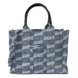 バレンシアガ(Balenciaga)の新品 バレンシアガ BALENCIAGA トートバッグ シグネチャー ブルー(トートバッグ)