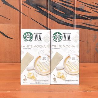 スターバックス(Starbucks)のスターバックス ヴィア ホワイトモカ 10本 2箱 インスタントコーヒー VIA(コーヒー)