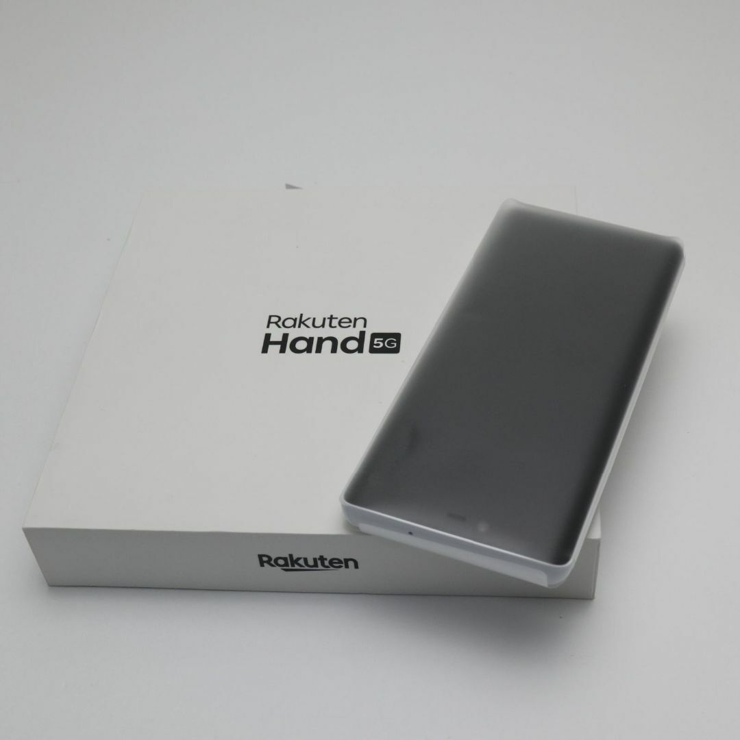 ANDROID(アンドロイド)の新品 SIMフリー Rakuten Hand 5G ホワイト M111 スマホ/家電/カメラのスマートフォン/携帯電話(スマートフォン本体)の商品写真