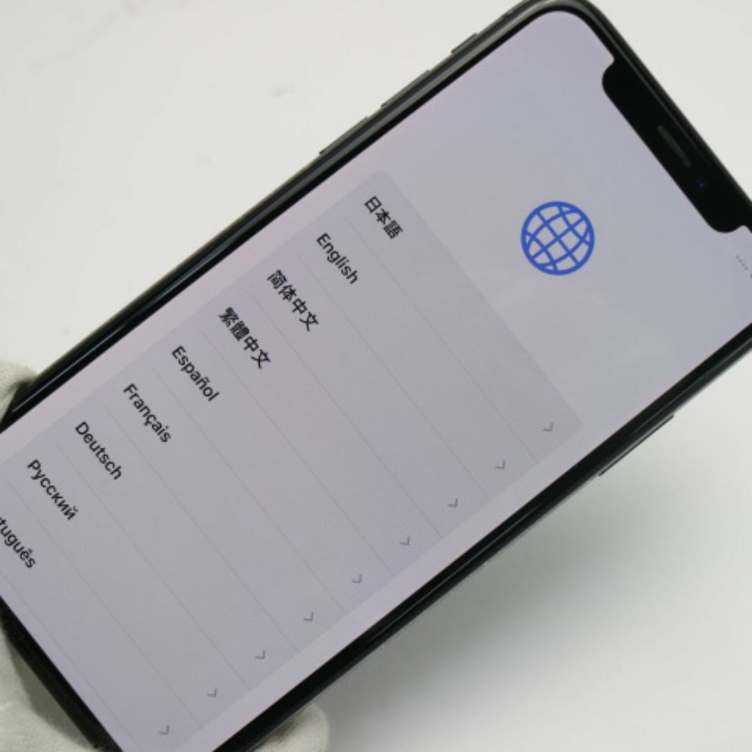 iPhone(アイフォーン)の良品中古 SIMフリー iPhoneX 64GB スペースグレイ  M111 スマホ/家電/カメラのスマートフォン/携帯電話(スマートフォン本体)の商品写真