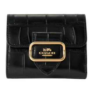 コーチ(COACH)の新品 コーチ COACH 2つ折り財布 SMALL MORGAN WALLET ブラック(財布)