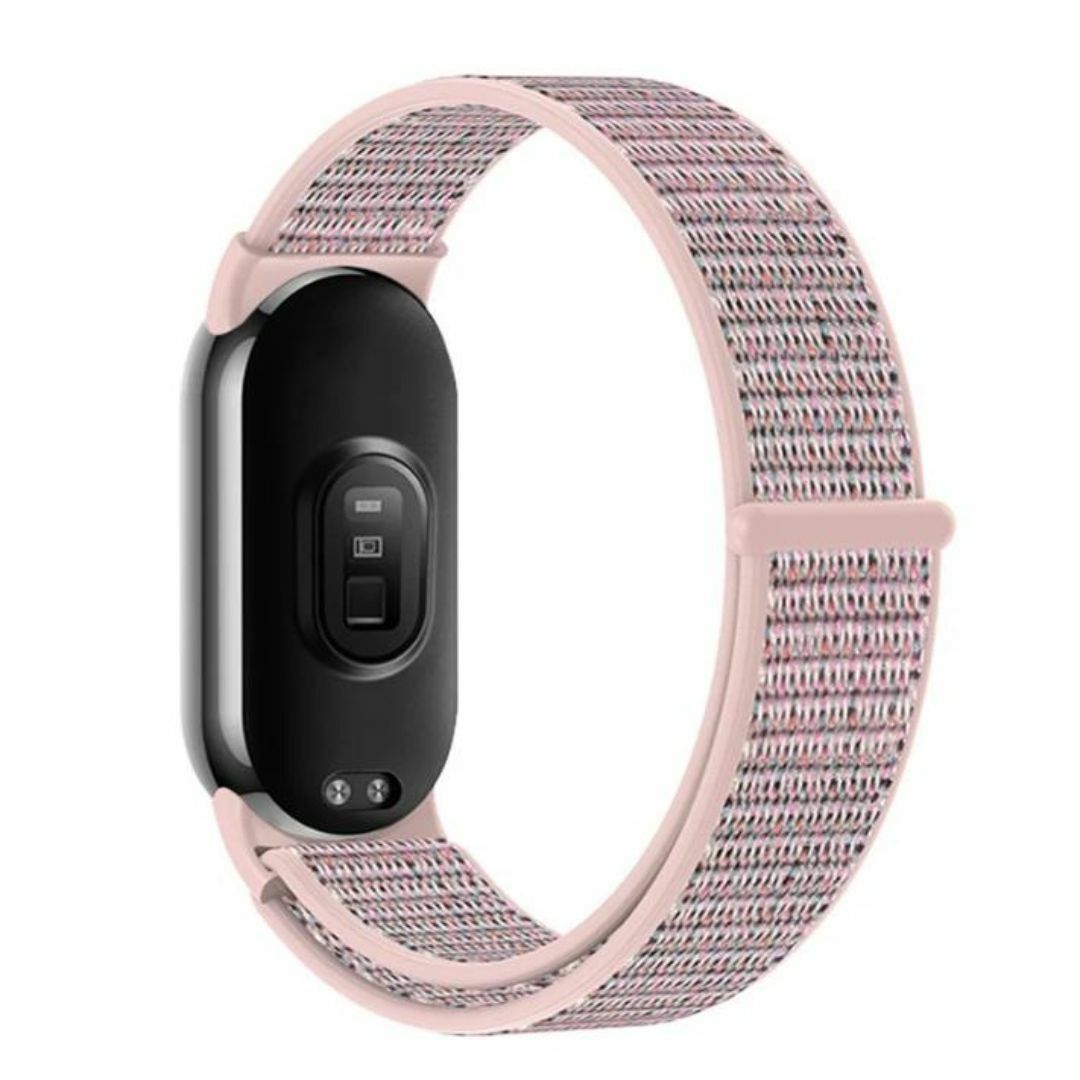 Xiaomi Smart Band8 ベルト バンド ナイロン ループ ピンク スマホ/家電/カメラのスマホアクセサリー(モバイルケース/カバー)の商品写真