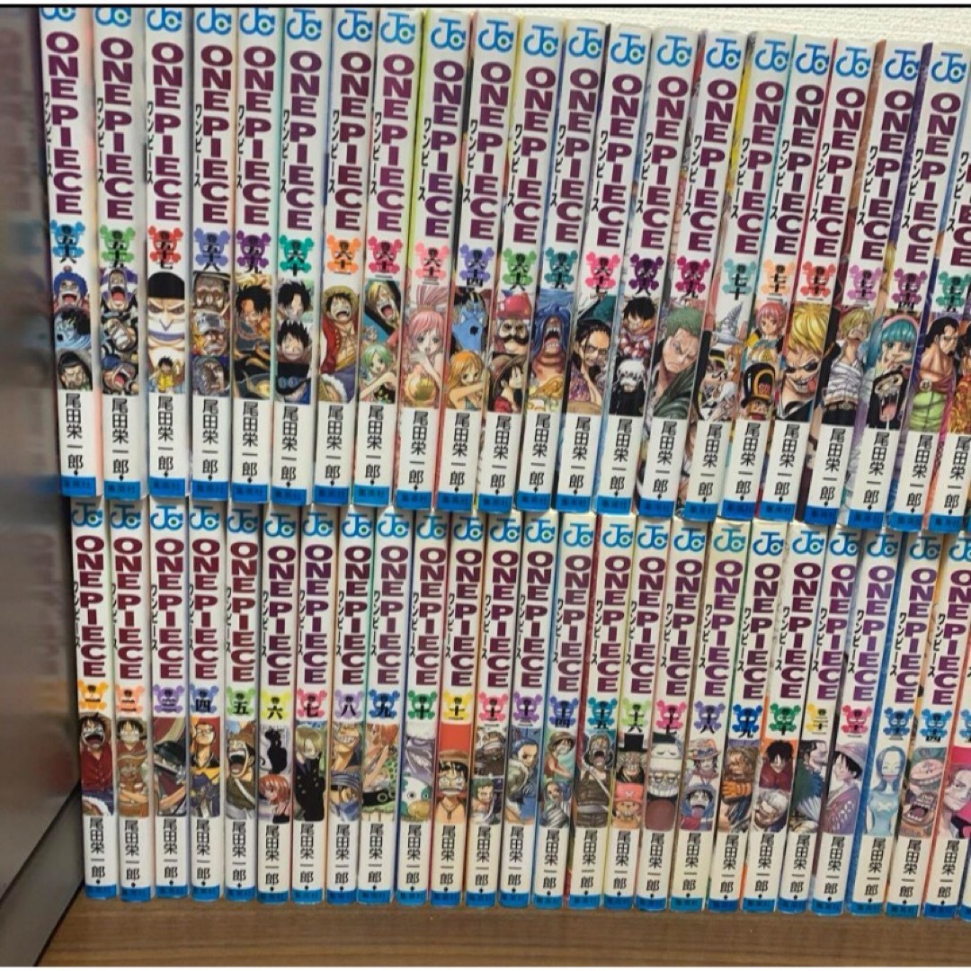 one piece ワンピース　全巻　セット　1〜108 アニメ　初版　DVD エンタメ/ホビーの漫画(全巻セット)の商品写真