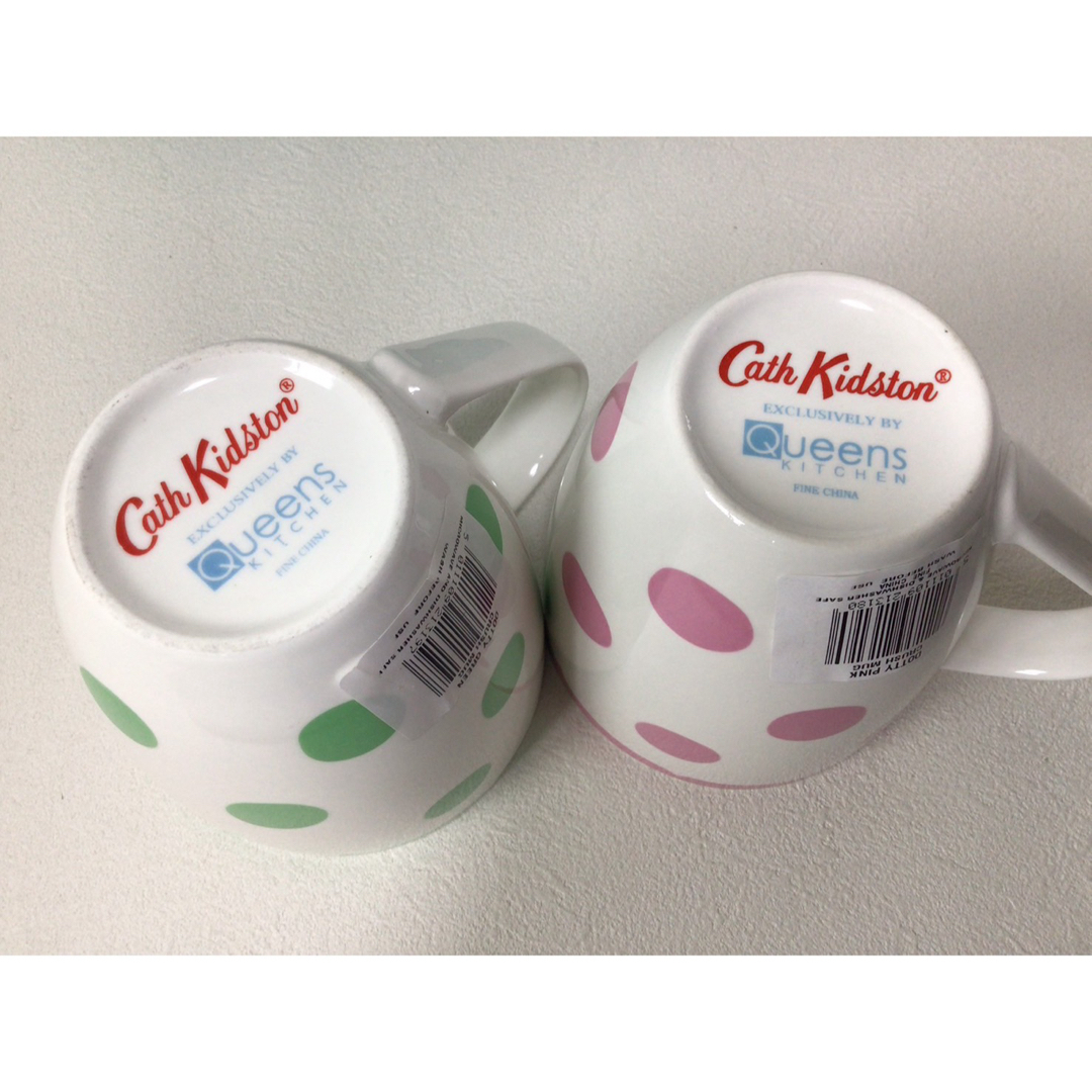 Cath Kidston(キャスキッドソン)のCath Kidston ドット柄　水玉　マグカップ キッズ/ベビー/マタニティの授乳/お食事用品(マグカップ)の商品写真